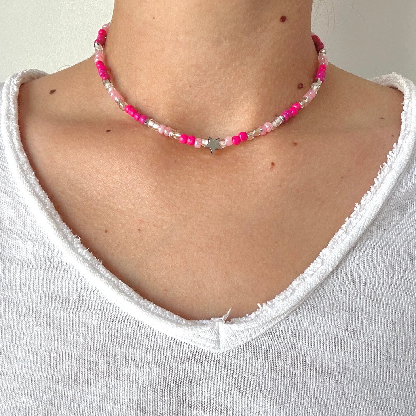 Starry Pink necklace