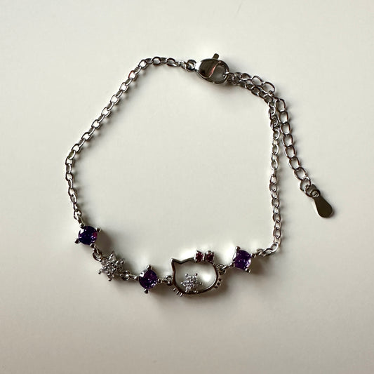 Hello Kitty Gemstone bracelet