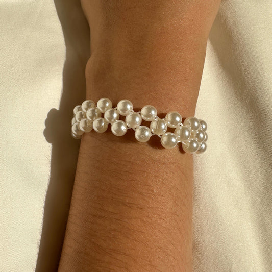 White Pearls Bracelet